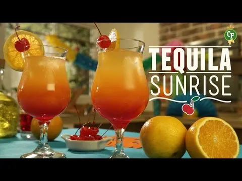 Como se hace el tequila sunrise